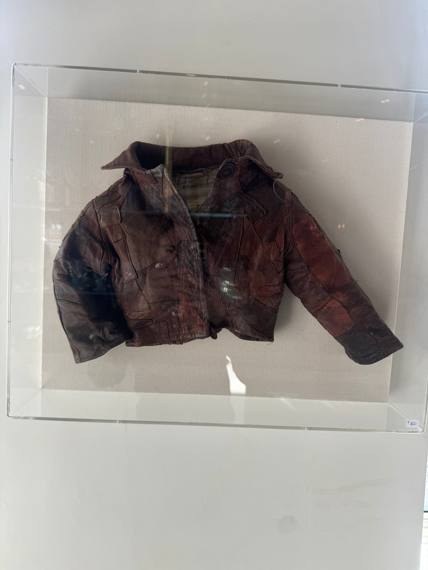 leather jacket framed