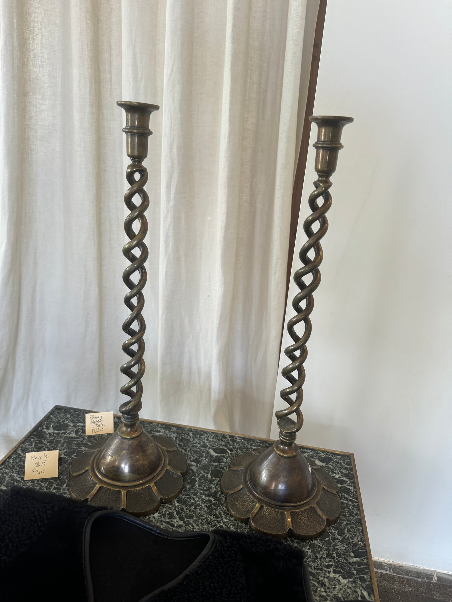 Bronze candel Holders