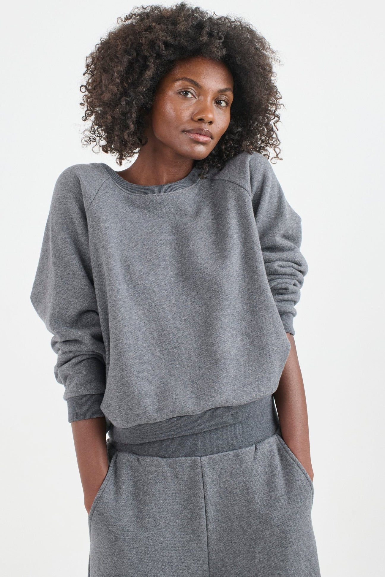 The Daily Sweatshirt in Deep Grey